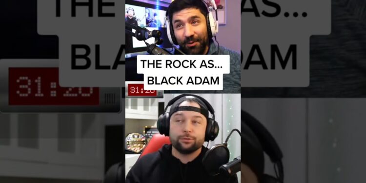 Bet the WWE Famous person: The Rock as Black Adam