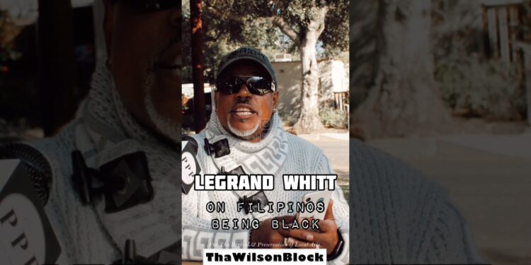 LeGrand Whitt on Filipinos Being Black #pasadenamusicscene #interviews #podcasts