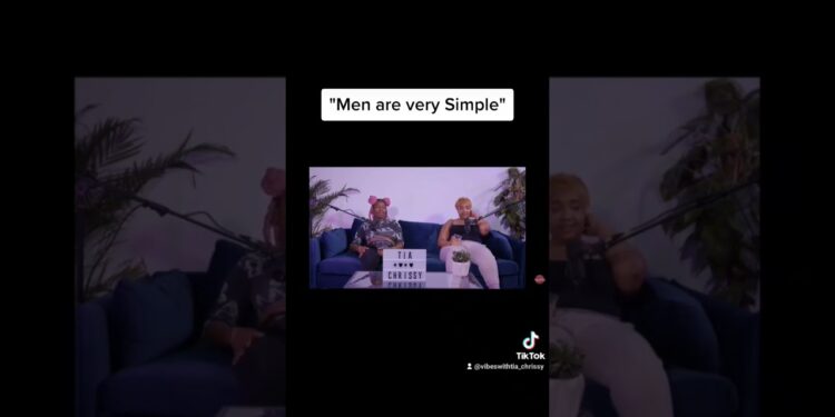 Are guys actually easy??? | vibeswithtiaandchrissy | #podcastclips #blackpodcasts