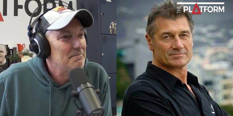 Murray Mexted stocks his ideas at the All Blacks' Rugby Global Cup squad