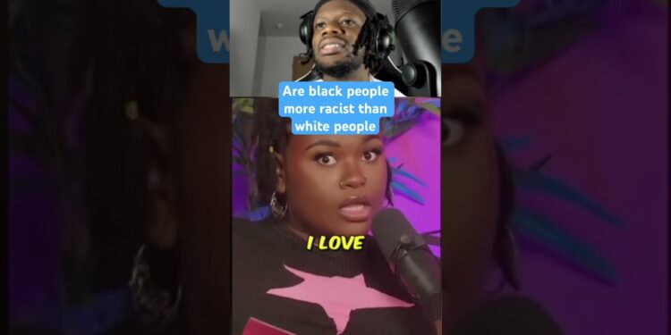 are black people more racist than white people ? #blackpeople #blackjoke #race #racewars #debate