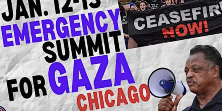 Jesse Jackson to Lead Emergency Summit in Chicago to Address Escalating Gaza Humanitarian Crisis