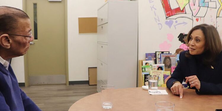 Kamala Harris Hosts Exclusive In-Person Interview with The Courier Kamala Harris Hosts Exclusive In-Person Interview with The Courier