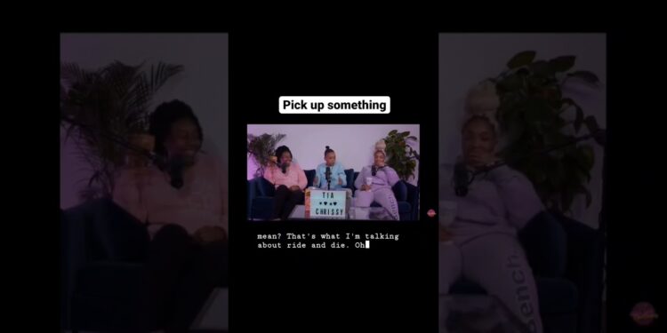 Pick up something or whatever Mr Killa said LOOL #vibeswithtiaandchrissy #shorts #blackpodcasts