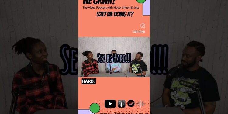 Let’s talk about sex baby!!! #wegrwn #blackpodcasts